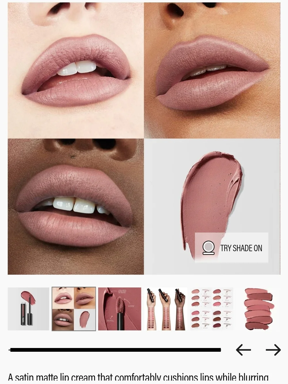 Makeup By Mario Ultra Suede Cozy Lip Creme - Almost Bare